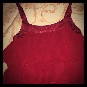 Very dresses cute tank top with ruffles